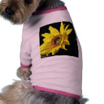 Flower Yellow Macro Photo pet clothing