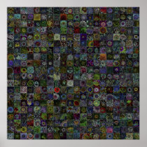 FlowerCollage1_4_ForLargePrints posters