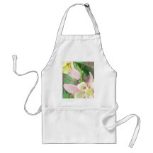 Flowered apron