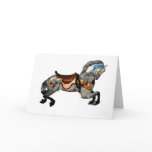 Flowered Carousel Horse gifts & greetings cards