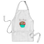 Flowered Cupcake Apron