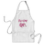 FlowerGirl Pink Brown Apron