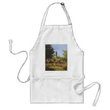 Flowering Garden at Sainte-Adresse by Claude Monet Aprons