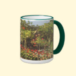 Flowering Garden at Sainte-Adresse by Claude Monet mugs