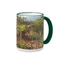 Flowering Garden at Sainte-Adresse by Claude Monet Coffee Mugs