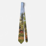 Flowering Garden at Sainte-Adresse by Claude Monet ties