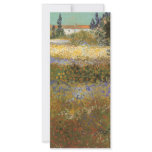 Flowering Garden by Vincent van Gogh rack cards