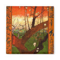 Flowering Plum Tree (Hiroshige), Vincent van Gogh magnets