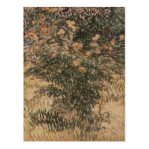 Flowering Shrubs, Vincent van Gogh Postcard