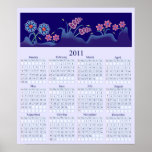 Flowers 2011 Wall Calendar Poster posters