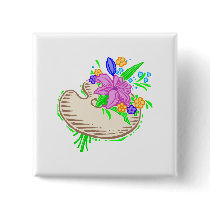 FLowers and Artist Palette Buttons