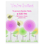 Flowers and Bees Invite flyers