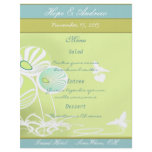 Flowers and Bees Menu flyers
