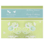 Flowers and Bees Wedding Program flyers