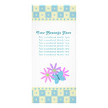 Flowers and Butterfly Rack Cards rack cards