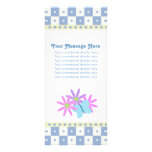 Flowers and Butterfly Rack Cards rack cards