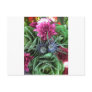 Flowers and Cabbages Post Card