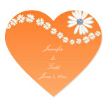 Flowers and Diamonds Save the Date Sticker