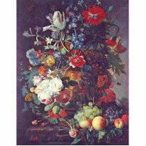 Flowers And Fruits By Huysum Jan Van (Best Quality Photo Cutouts