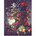 Flowers And Fruits By Huysum Jan Van (Best Quality photo sculptures