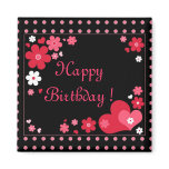 Flowers and hearts - Magnet