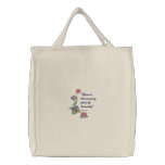 Flowers and Love embroidered bags