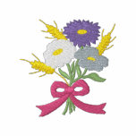 Flowers and Wheat embroidered shirts