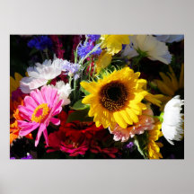 Flowers at the farmers market | posters