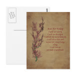 Flowers Attitude Prayer Inspirational Postcard