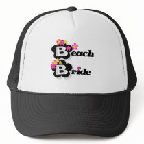 Flowers Beach Bride T-shirts and Gifts Trucker Hats