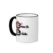 Flowers Beach Bride T-shirts and Gifts Mug