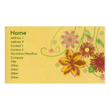 Flowers Business Card Templates