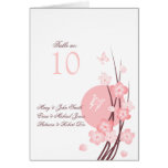 Flowers Butterfly Wedding Party Table Place Card