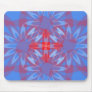 Flowers & hearts fractal design mousepads