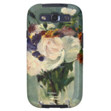 Flowers_in_a_Crystal_Vase,_Edouard_Manet,_c1882 Galaxy S3 Covers
