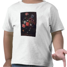 Flowers in a Glass Vase T-shirts