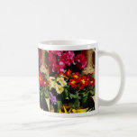 Flowers in brass bowl  flowers coffee mugs