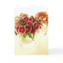 Flowers In Cafe cards