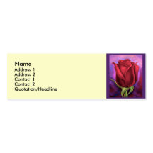 Flowers In Photo Sculptures And Profile Card Business Cards