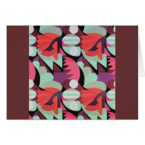 Flowers in Red Deco Cards