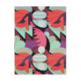 Flowers in Red Deco Post Card