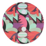 Flowers in Red Deco Sticker