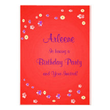Flowers Invitation