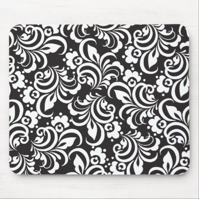 flowers mouse mat by VioDeBlack