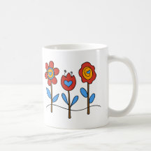flowers mug