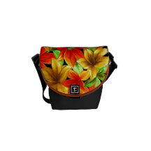 Flowers of Paradise Courier Bag