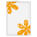 Flowers orange cards
