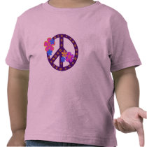 Flowers Peace Symbol T-shirts and Gifts