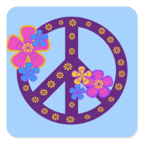 Flowers Peace Symbol T-shirts and Gifts