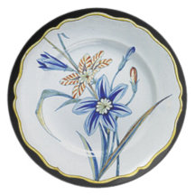 flowers dinner plates